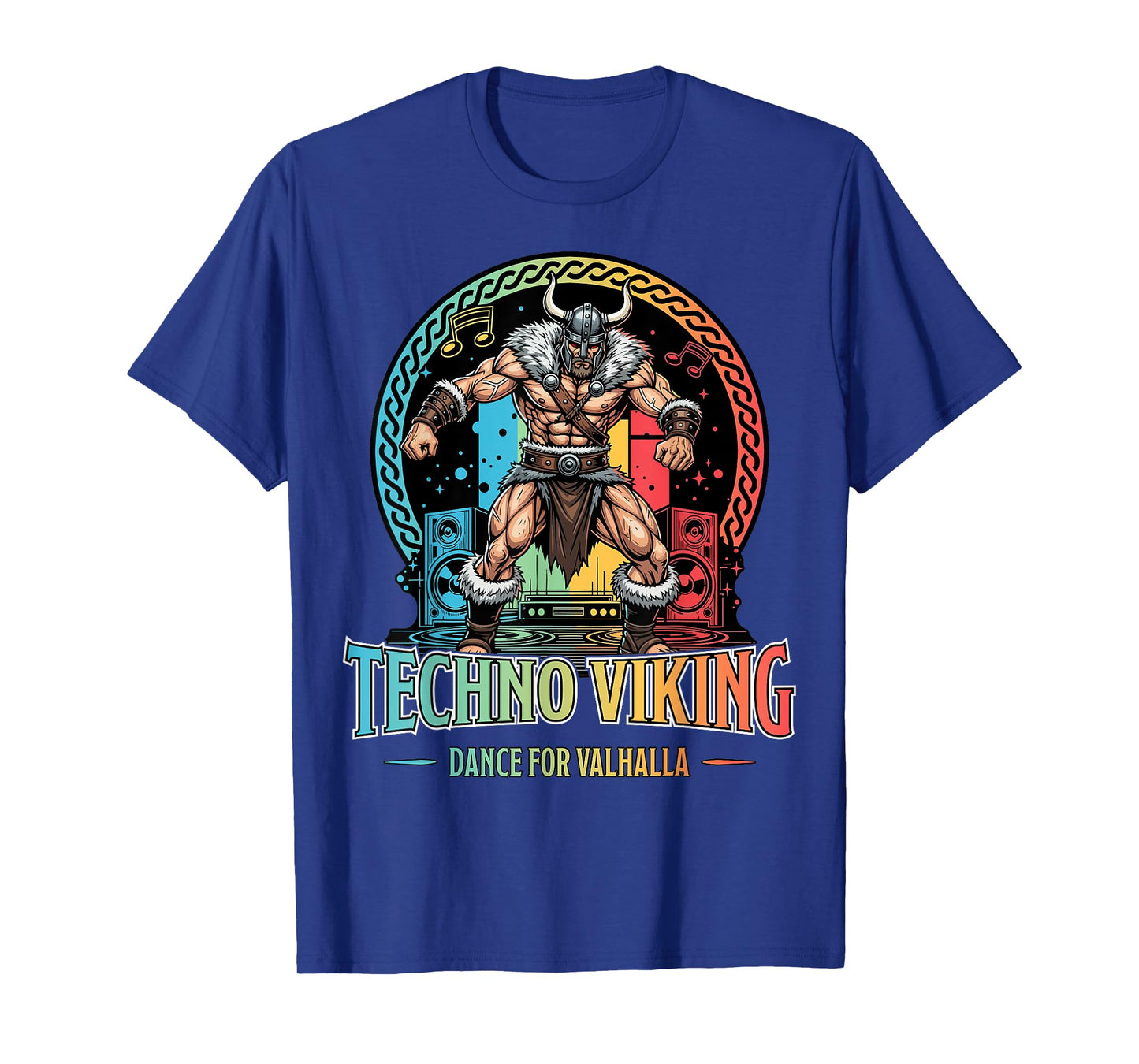 Techno Viking Dance for Valhalla Funny Party Design T-Shirt