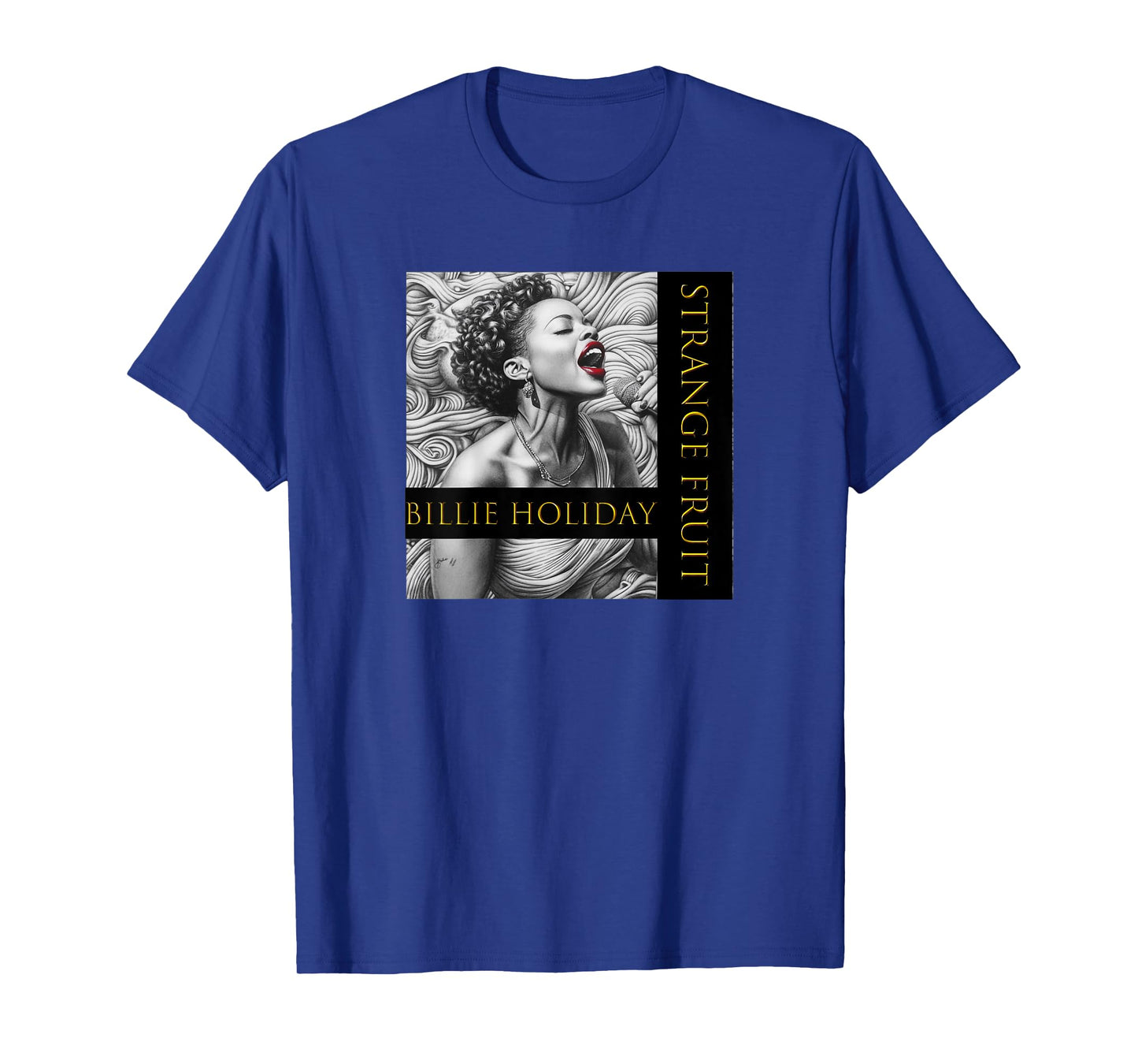 Billie Holiday_006_Back Printed T-Shirt