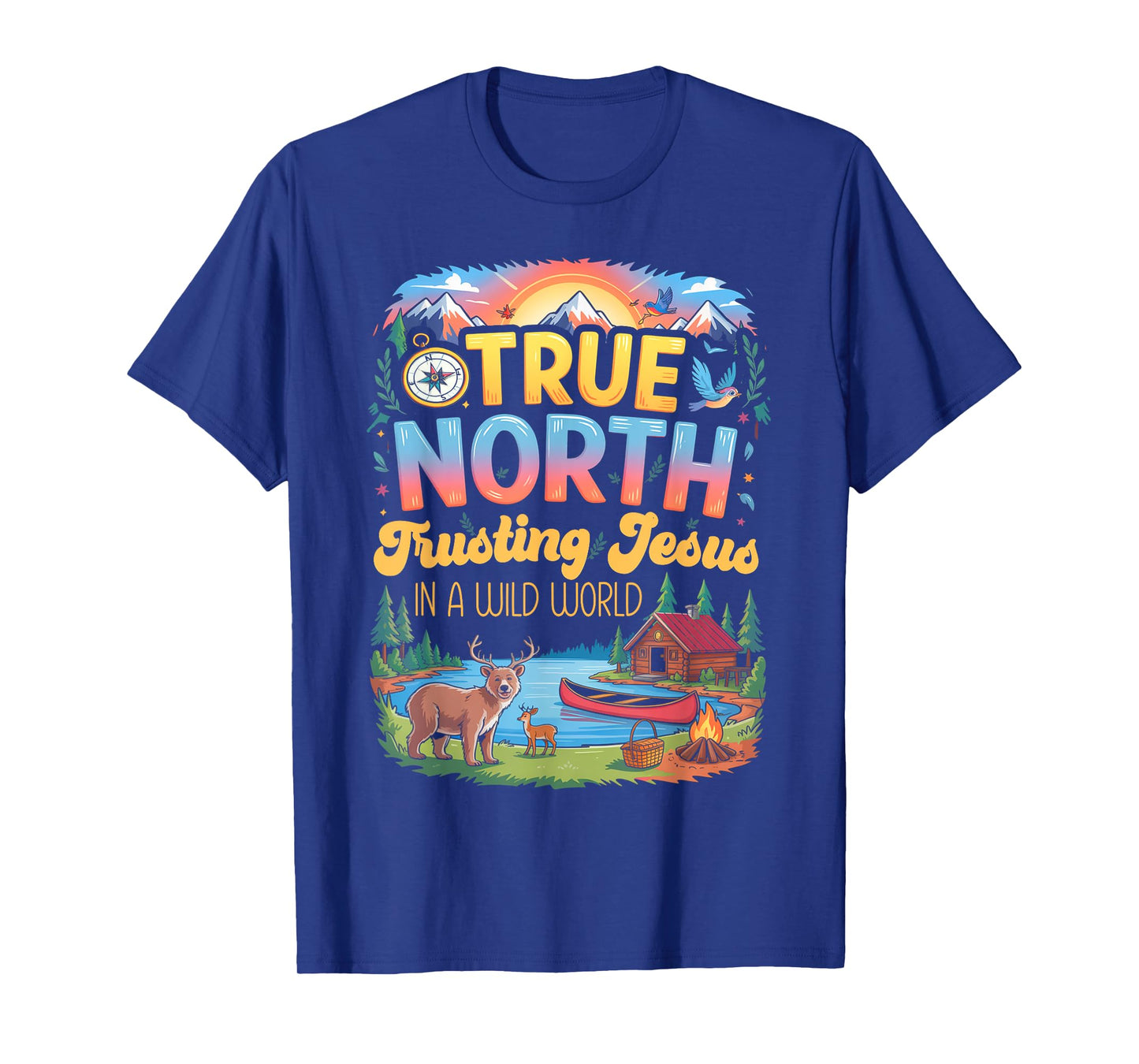 VBS 2025 True North Trusting Jesus Christian Summer T-Shirt
