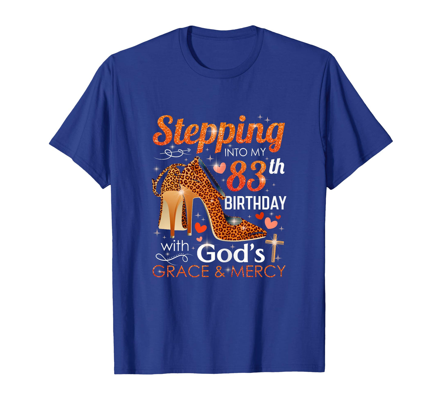 Stepping Into My 83th Birthday Leopard 83 Year Old 83th BDay T-Shirt