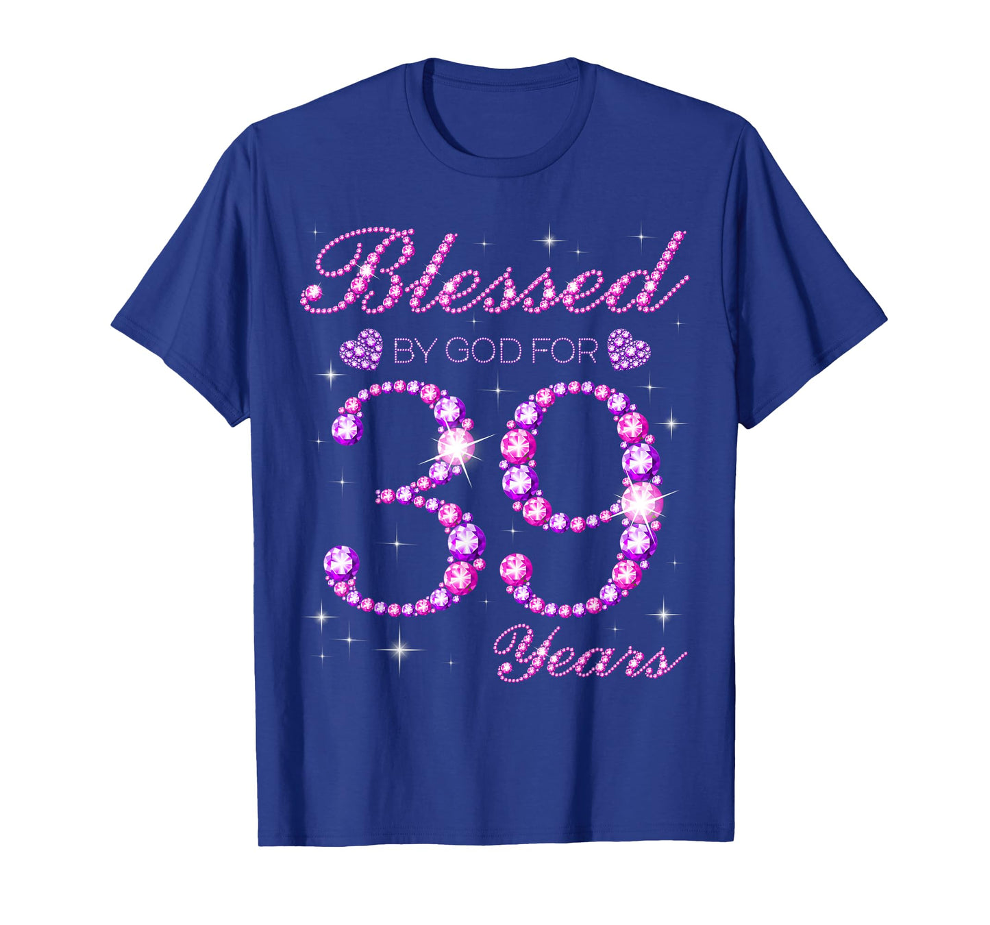 Blessed by God for 39 Years Old 39th Birthday Party T-Shirt