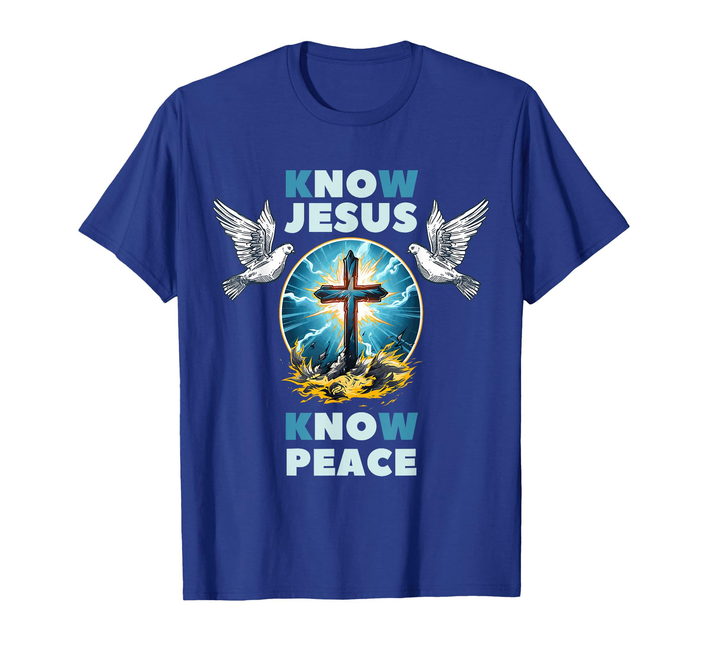 No Jesus No Peace Spiritually Focused Christianity T-Shirt