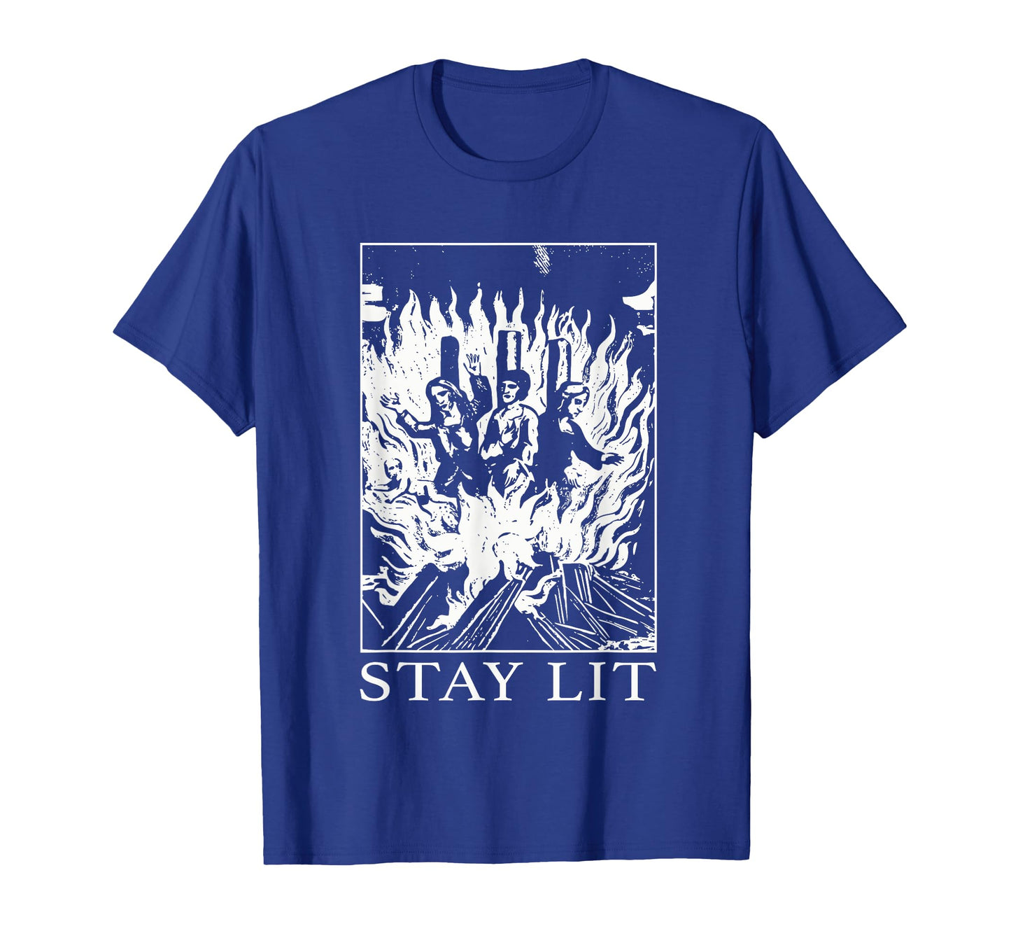 Occult Stay Lit Satan Devil Hell Unholy Antichrist Witch T-Shirt