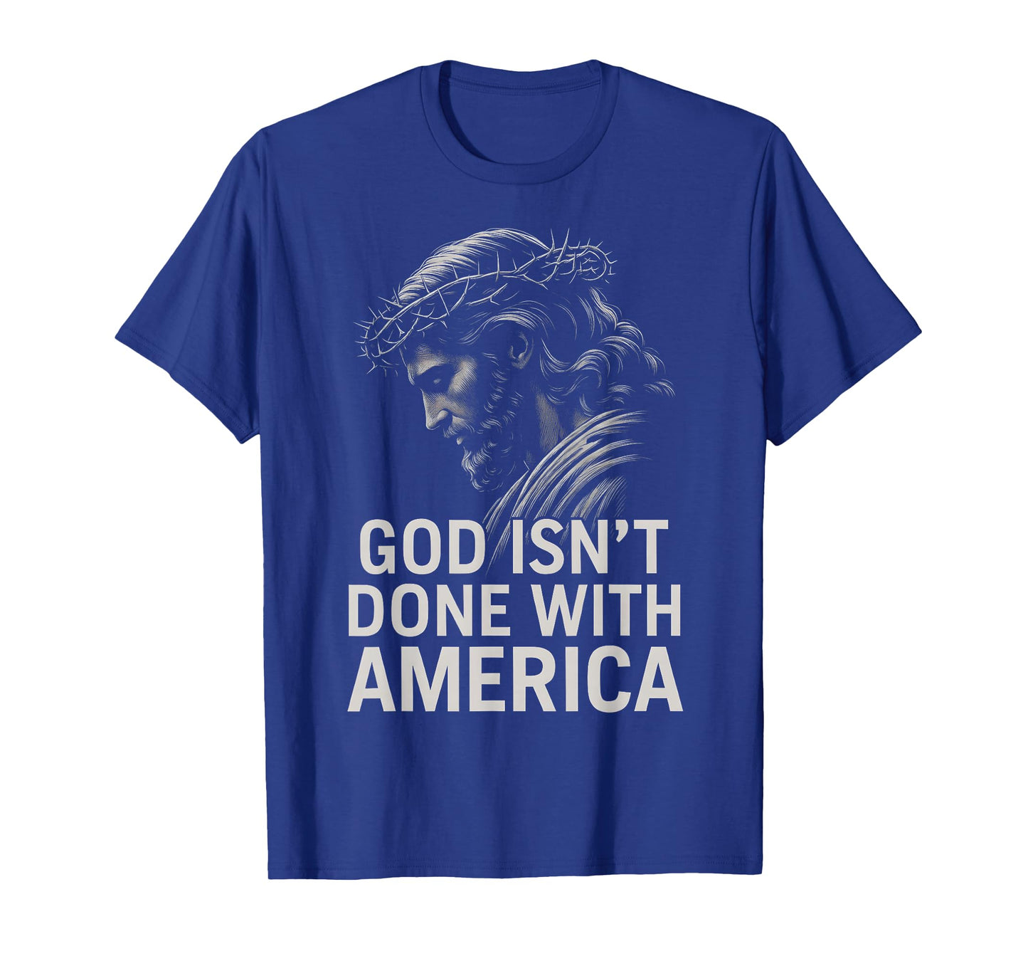 HUGvyn God Isn’t Done with America Christian Faith Patriotic T-Shirt