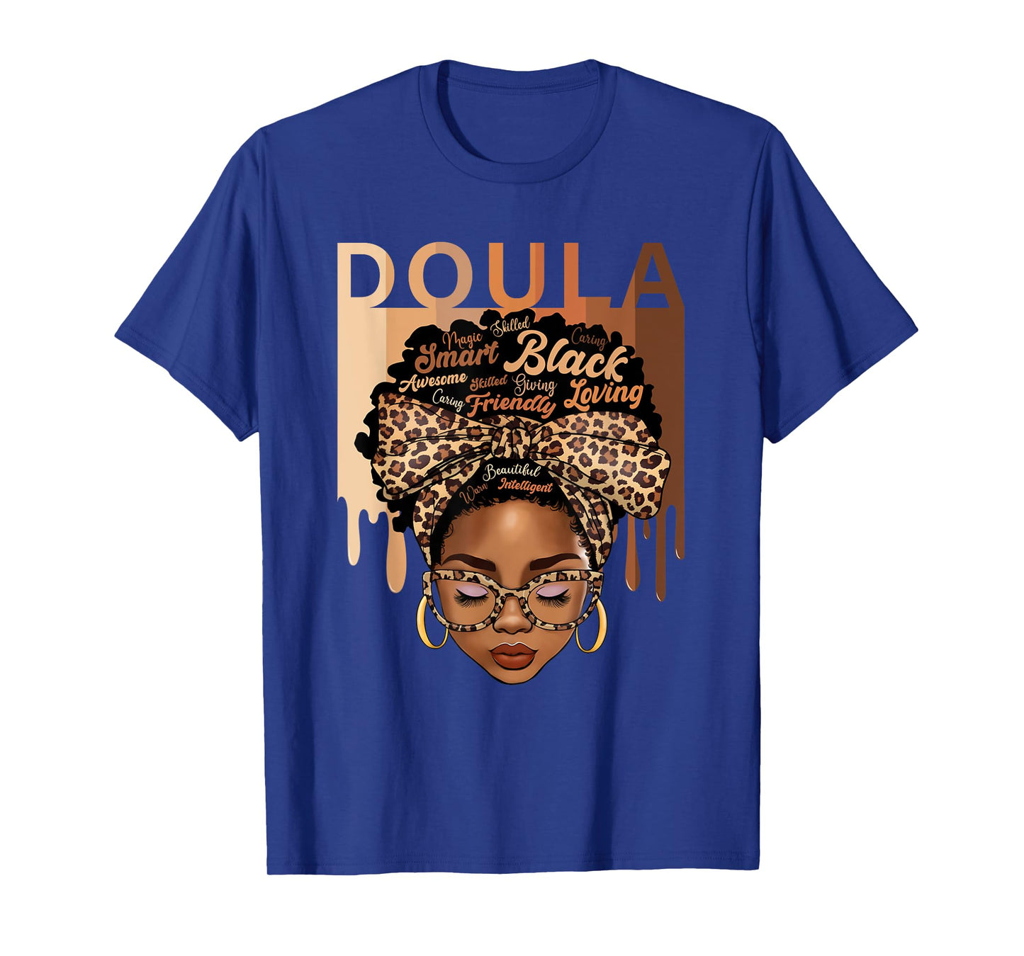 Doula Appreciation Birth Doula Postpartum Dope black Doula T-Shirt