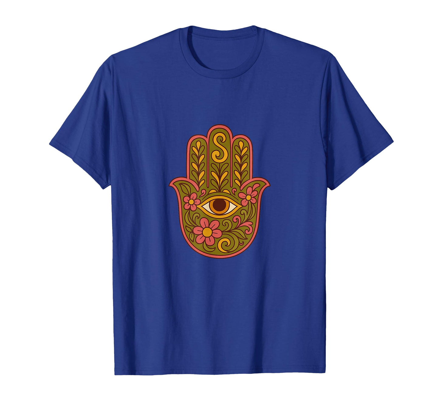 Vintage Hamsa Hand Eye of God Protection Symbol T-Shirt