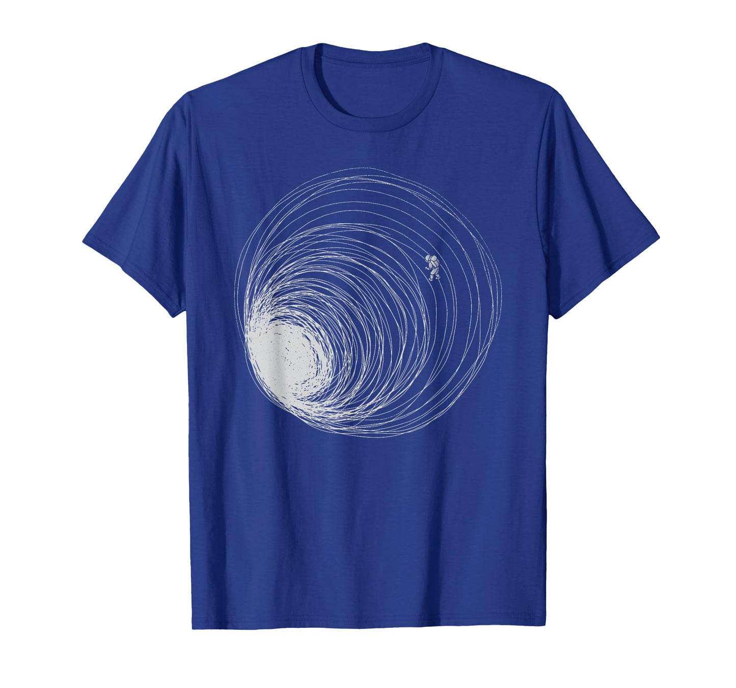 Black Hole Astronaut Lost in Space Illustration Universe T-Shirt