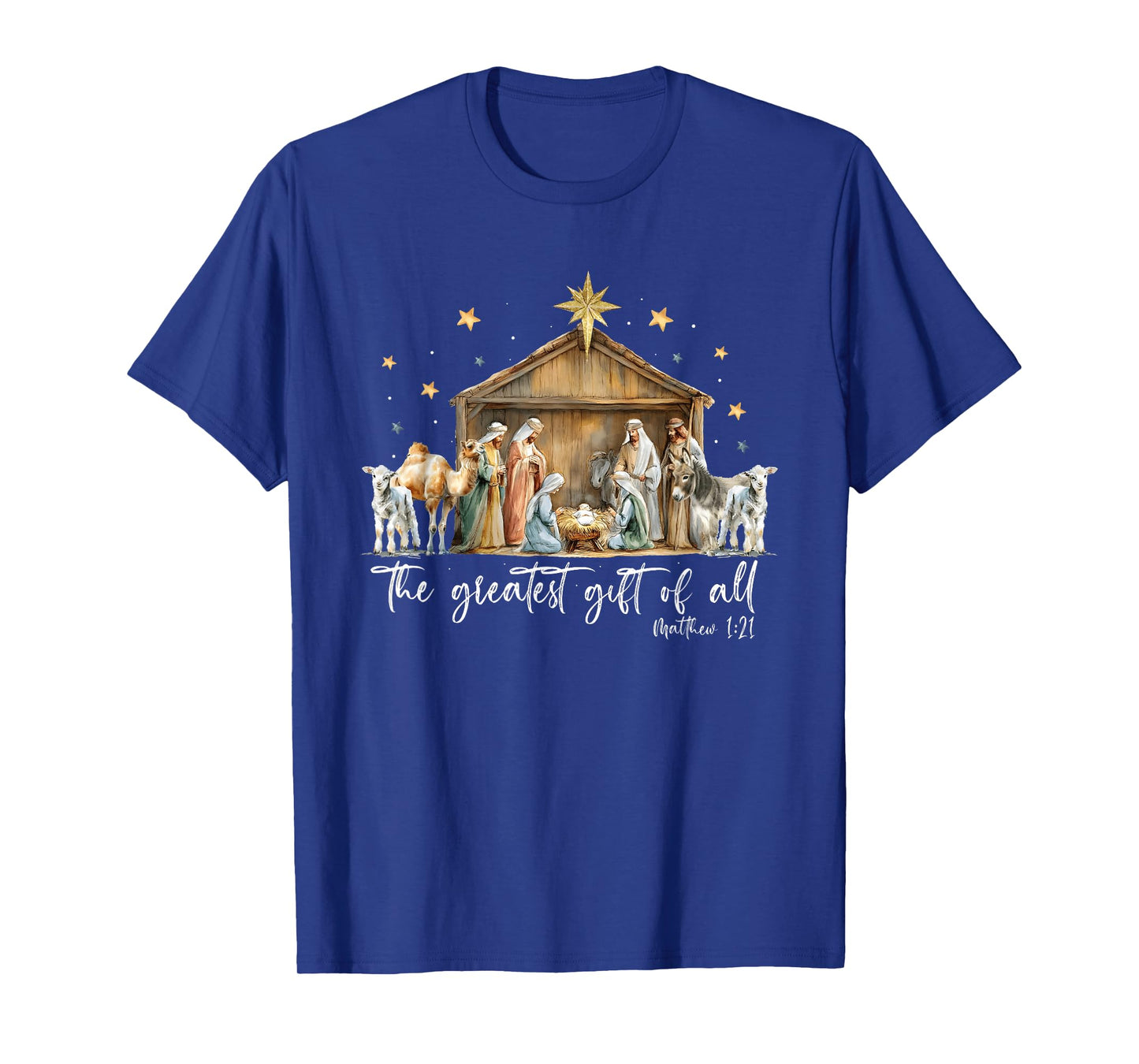 The Greatest Nativity Scene Jesus Christian Christmas T-Shirt