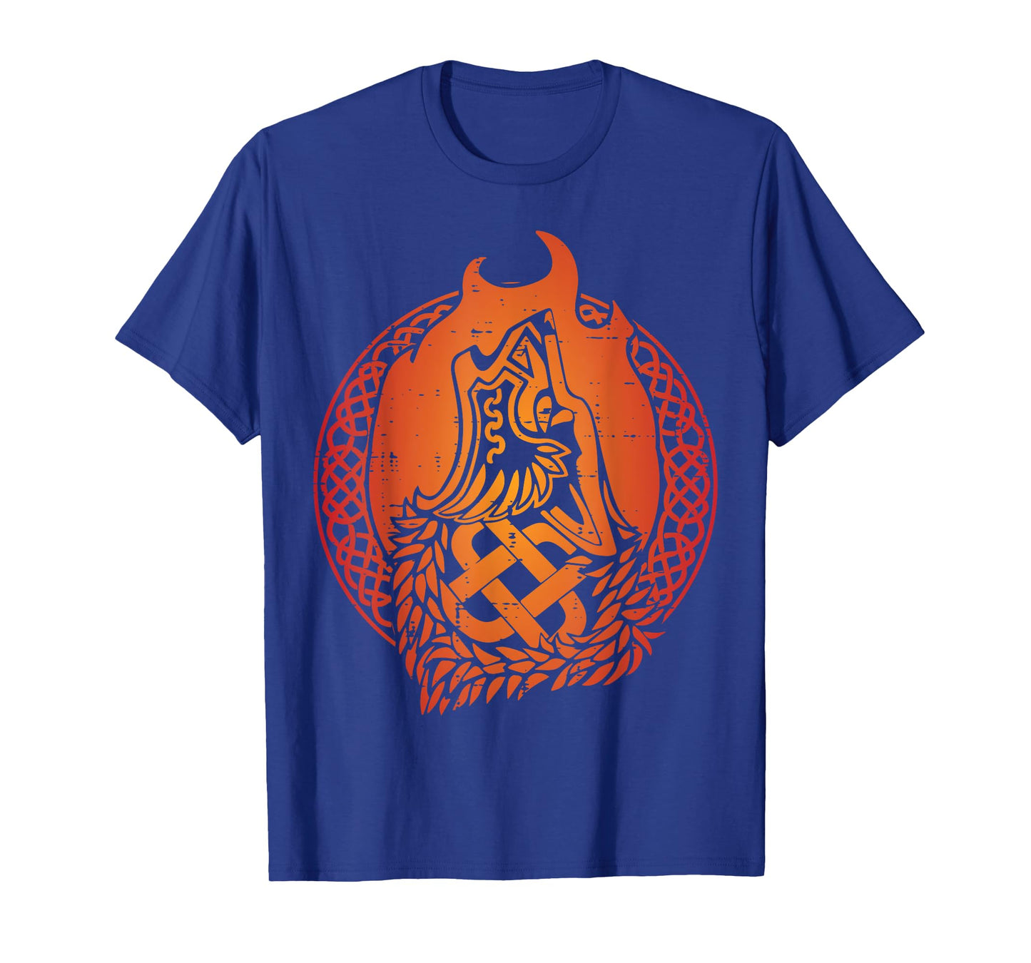 Viking Fenrir Celtic Circle Norse Mythology Men Kids Women T-Shirt