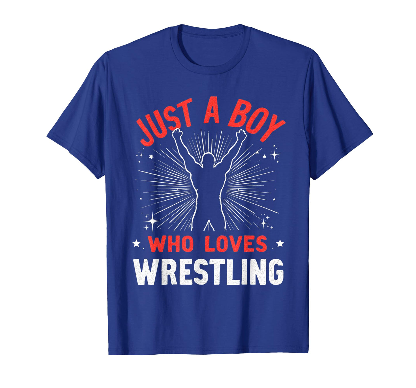 Just A Boy Who Loves Wrestling, Boys & Kids, Wrestler Boy T-Shirt