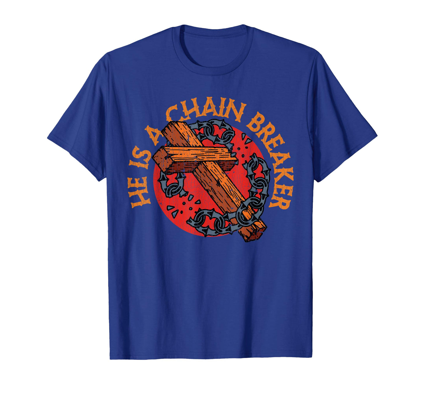 Vintage Christian Apparel Clothing Gifts Chain Breaker T-Shirt