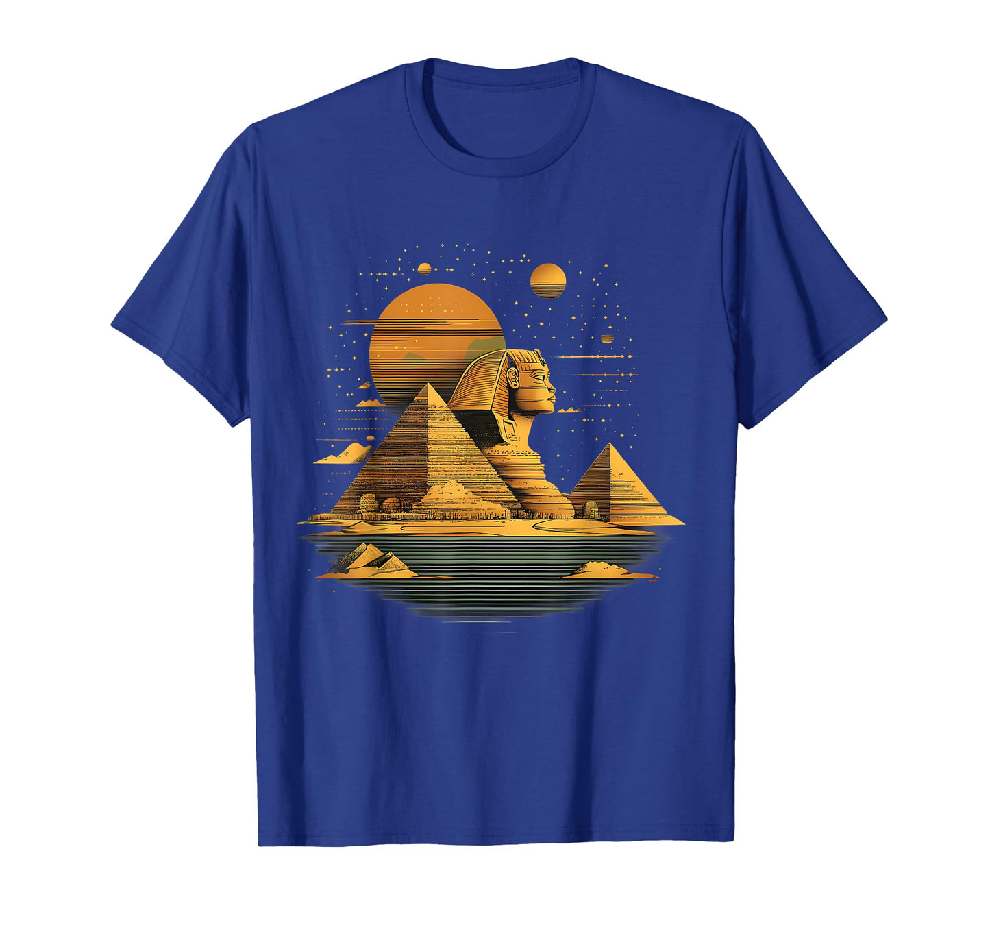 Ancient Egypt Tutankhamun Sphinx Pyramid Egypt Mythology T-Shirt
