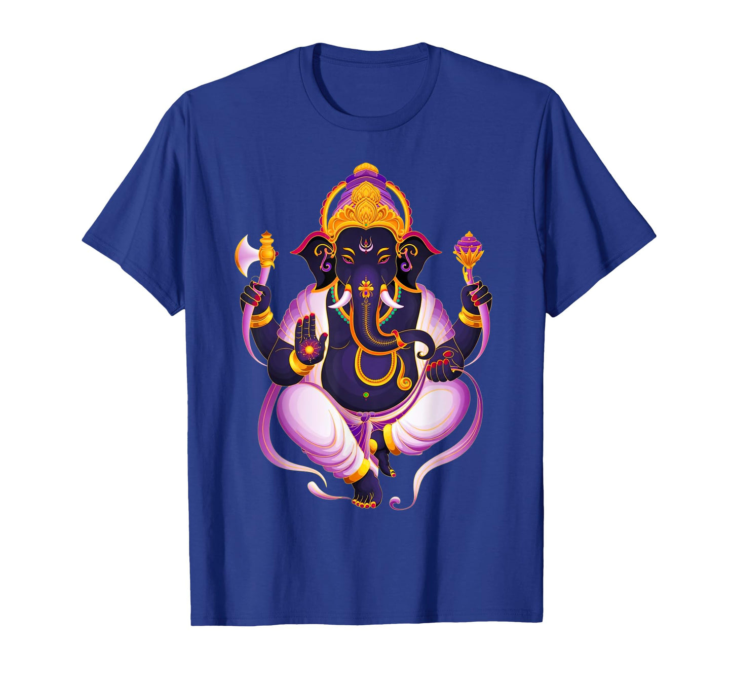 Hindu Ganesha Puja Elephant God India Meditation Yoga Murti T-Shirt