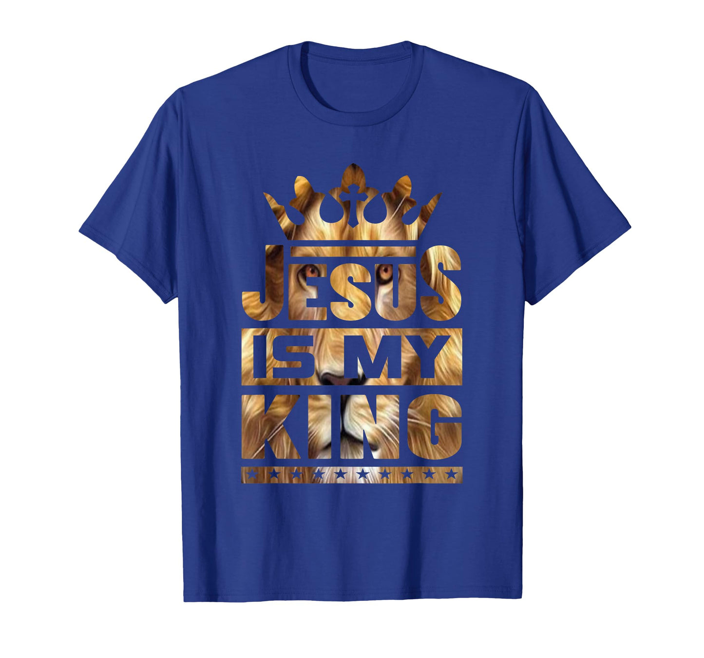 Jesus is My King – Bold Faith and Strength Design T-Shirt