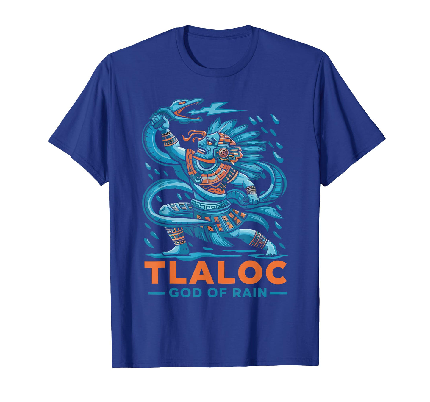 Aztec God Aztec Culture Mayan Indigenous Tlaloc Statue T-Shirt
