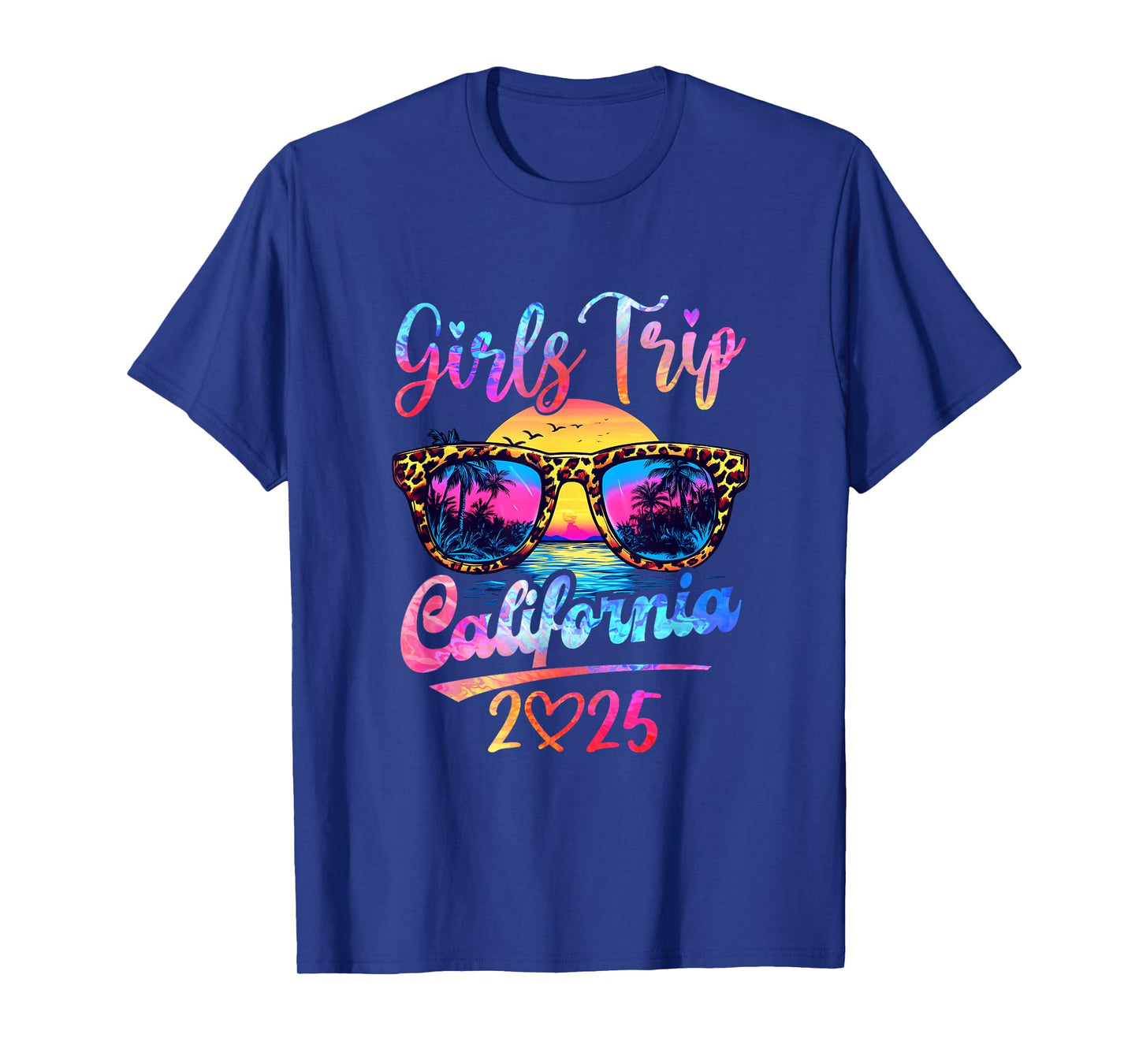 Girls Trip California 2025 Matching Summer Vacation Women T-Shirt