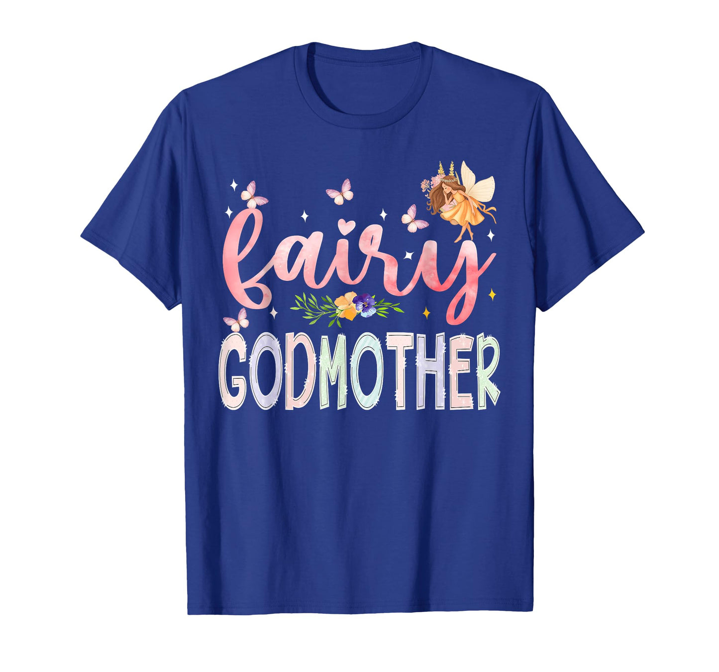 Fairy GodMother Magical Floral Birthday Girl Fairytale T-Shirt