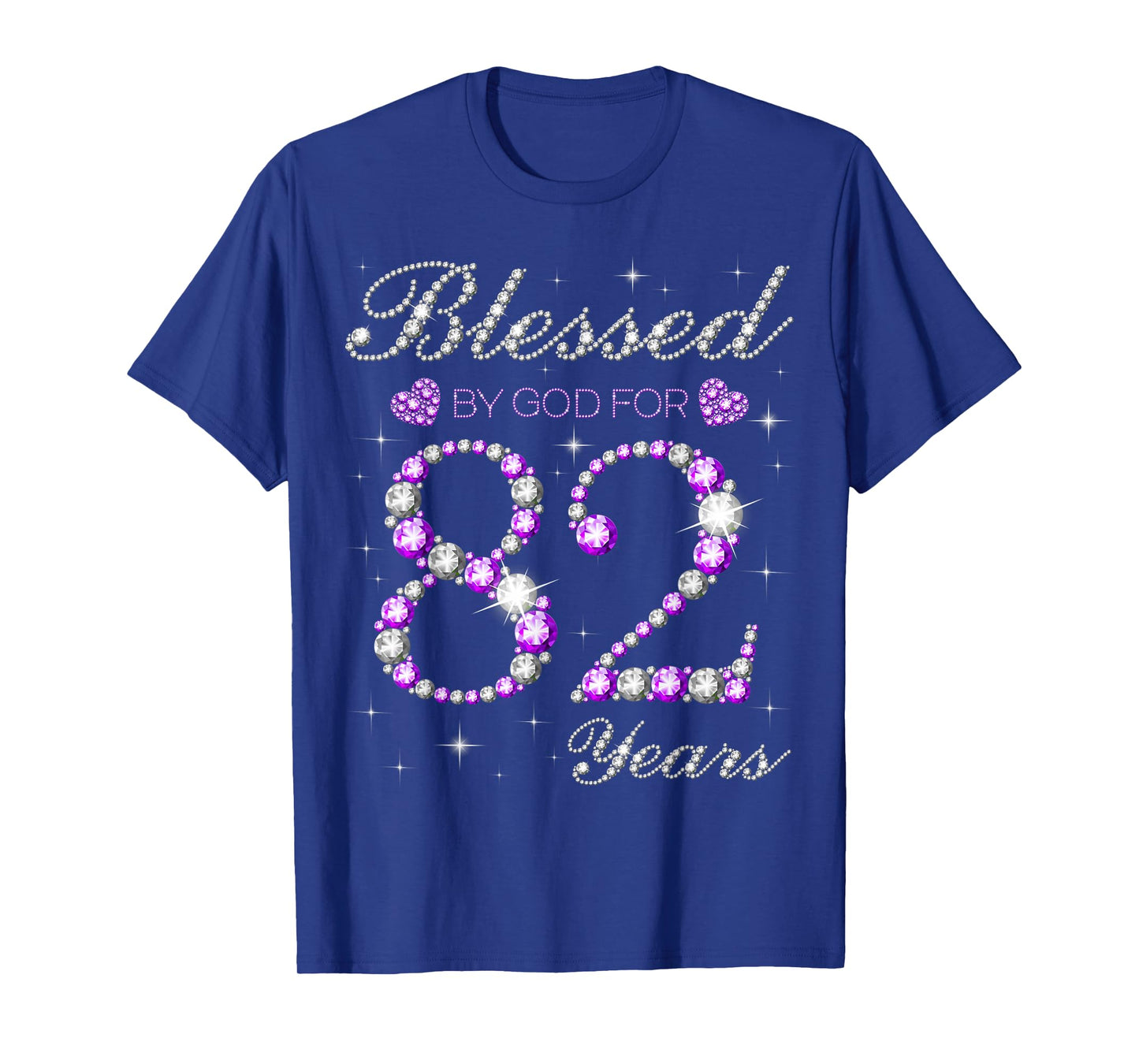 Blessed By God For 82 Years Old 82nd Birthday Party B-day T-Shirt