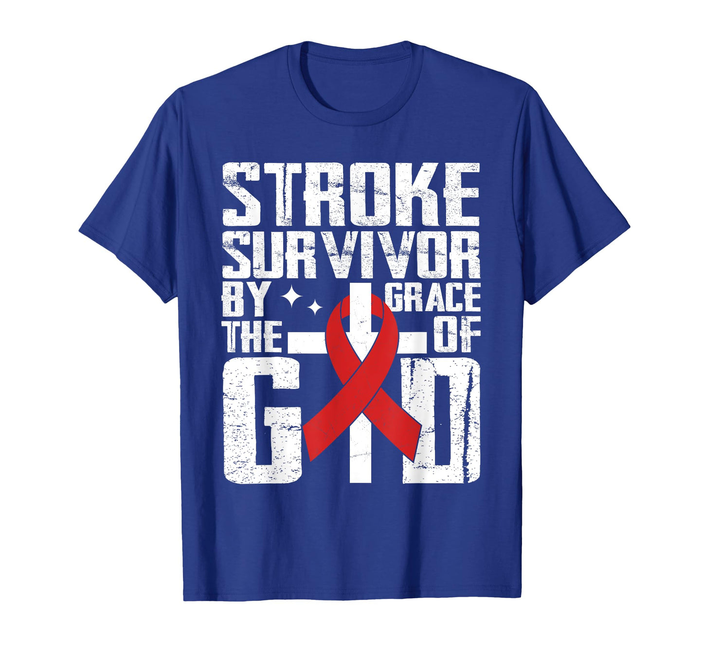 Stroke Survivor The Grace Of God Christian Stroke Awareness T-Shirt