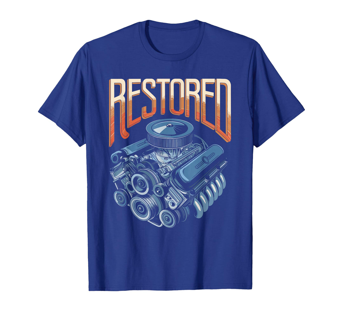 Restored Psalms 23:3 Faith Engine Art T-Shirt