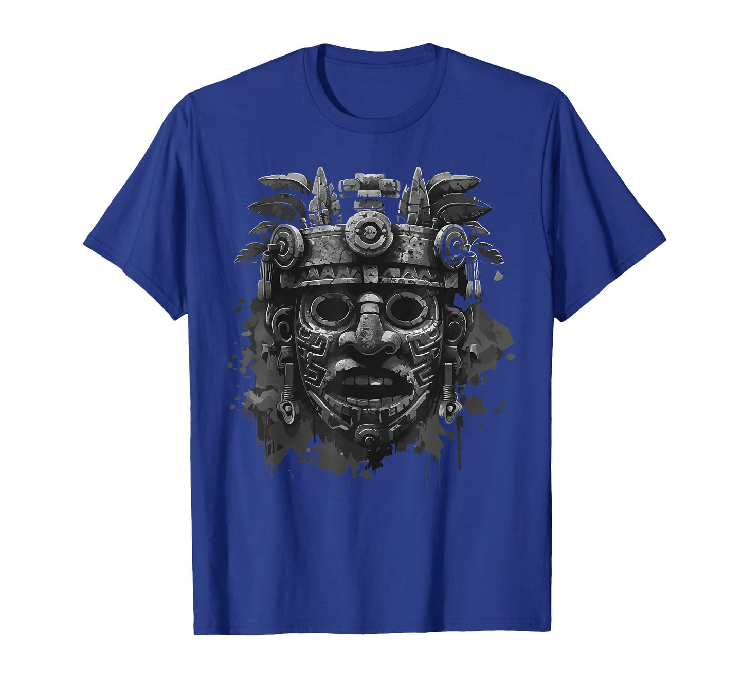 Aztec God Aztec Culture Mayan Indigenous Tlaloc Statue T-Shirt