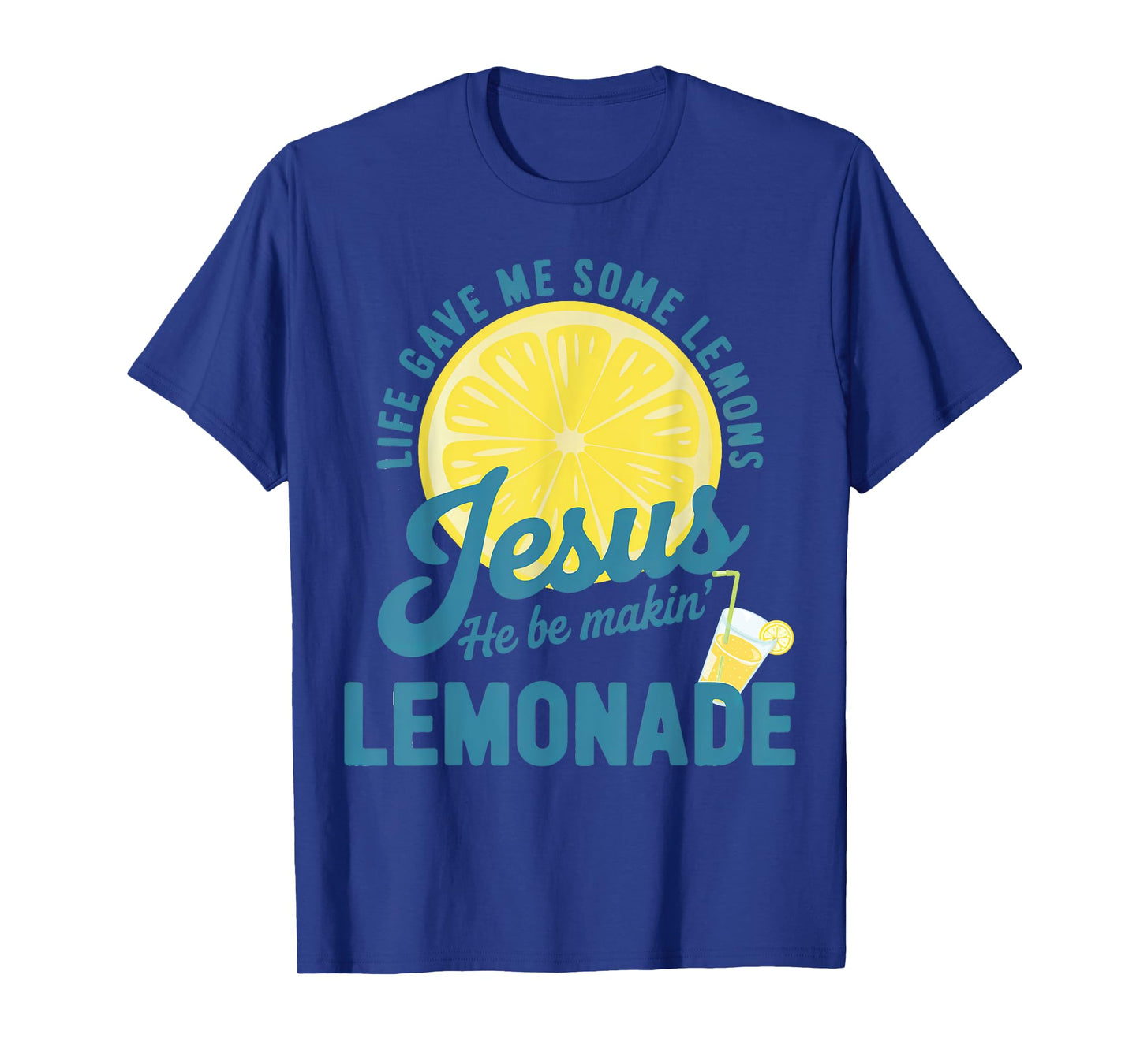 Jesus Making Lemonade Humor T-Shirt