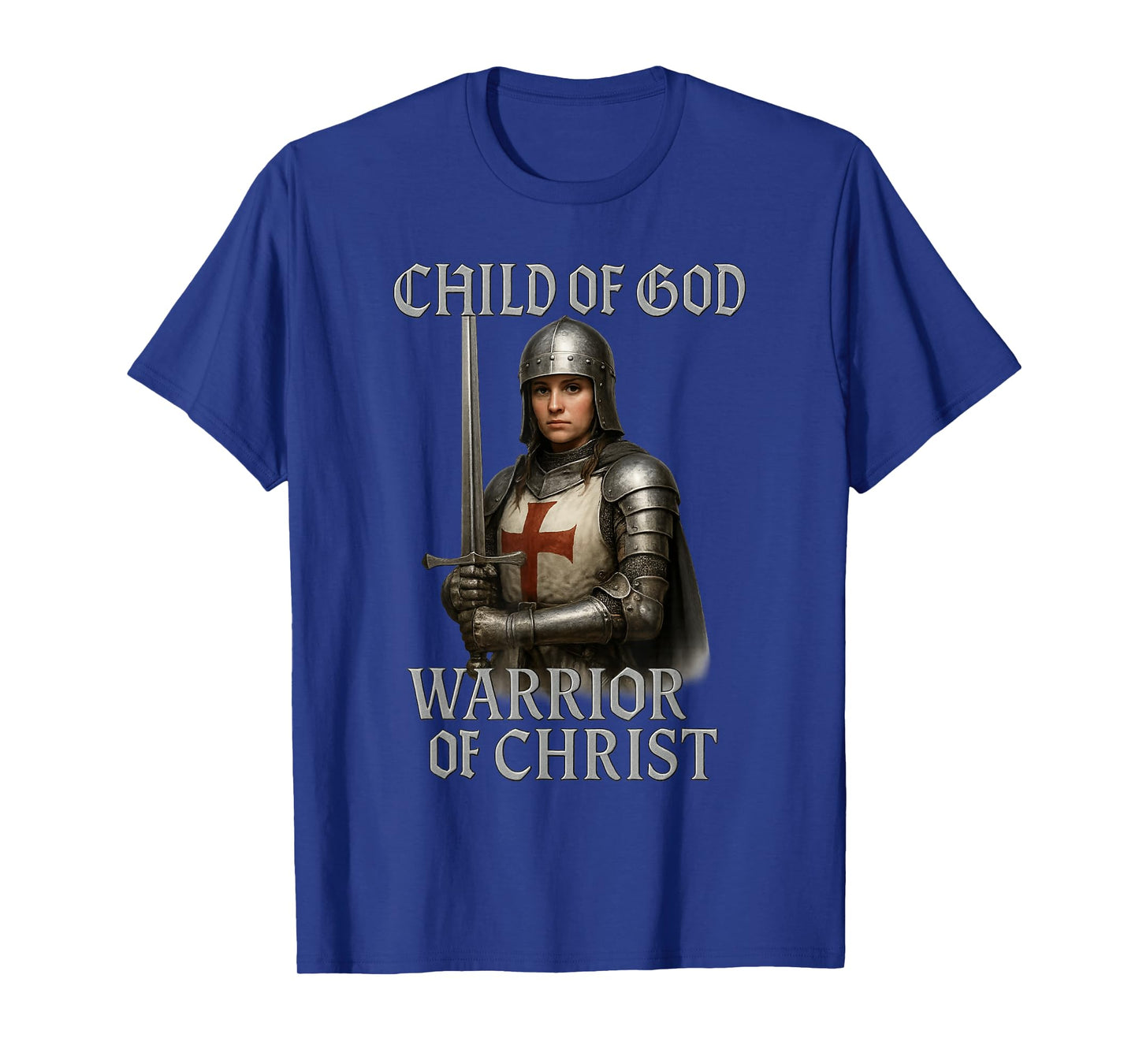 Female Knight: Warrior of Christ - Kingdom of Jerusalem T-Shirt