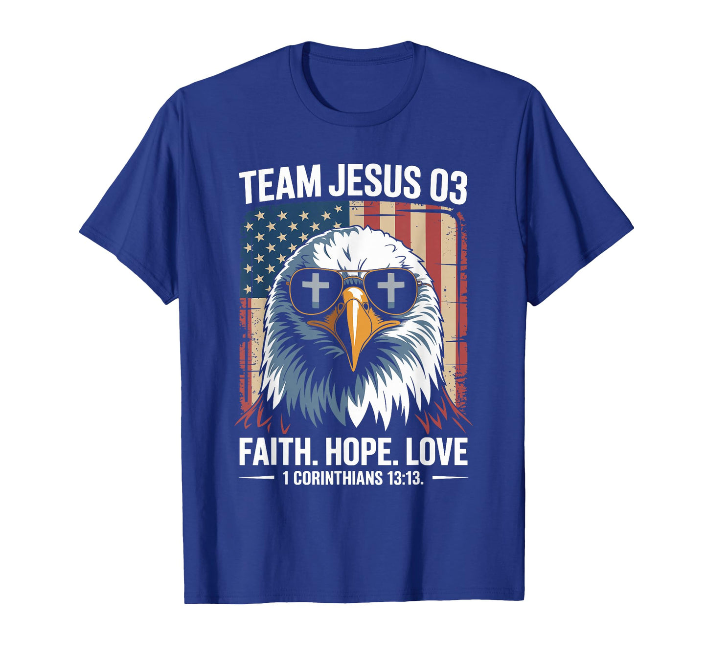 Christian - Team Jesus 03 Faith Hope Love T-Shirt