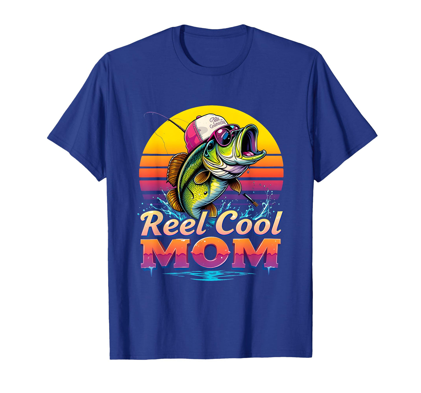 Funny Fishing Reel Cool Mom Quotes Mom Women T-Shirt