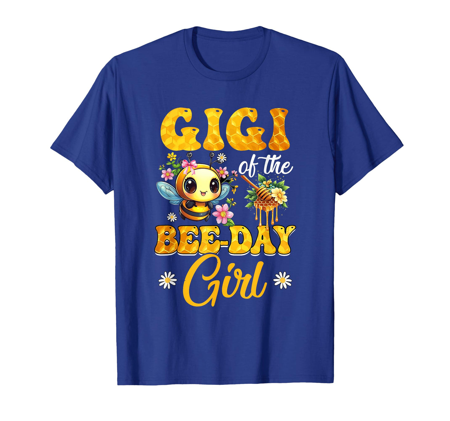 Gigi Of The Birthday Girl Bee Family Birthday Party T-Shirt