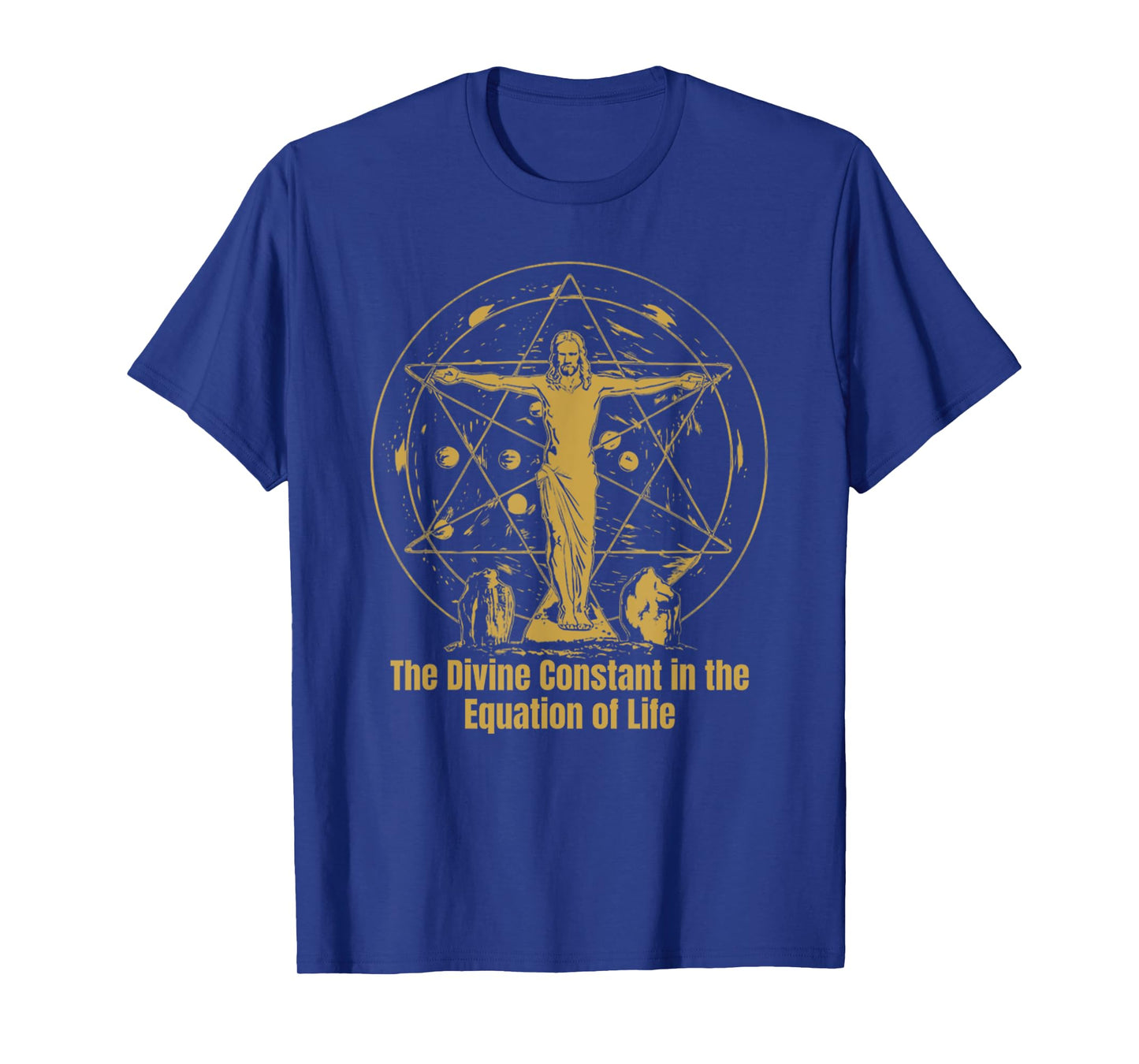 Jesus Sacred Geometry - Sacred Savior Christian Religious T-Shirt