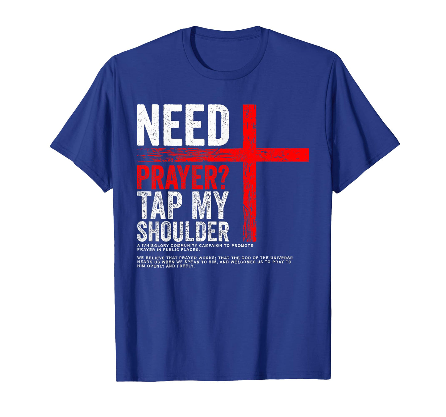 Funny Need Prayer Tap My Shoulder T-Shirt