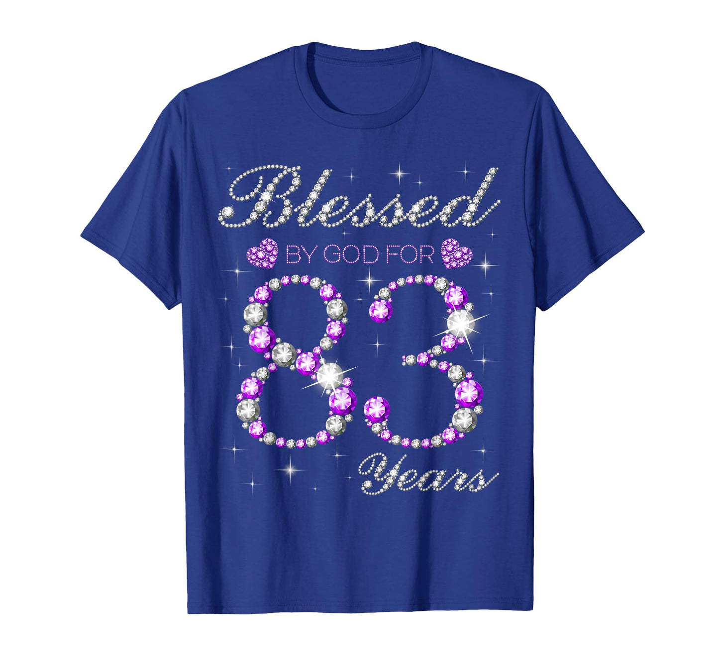 Blessed By God For 83 Years Old 83rd Birthday Party B-day T-Shirt