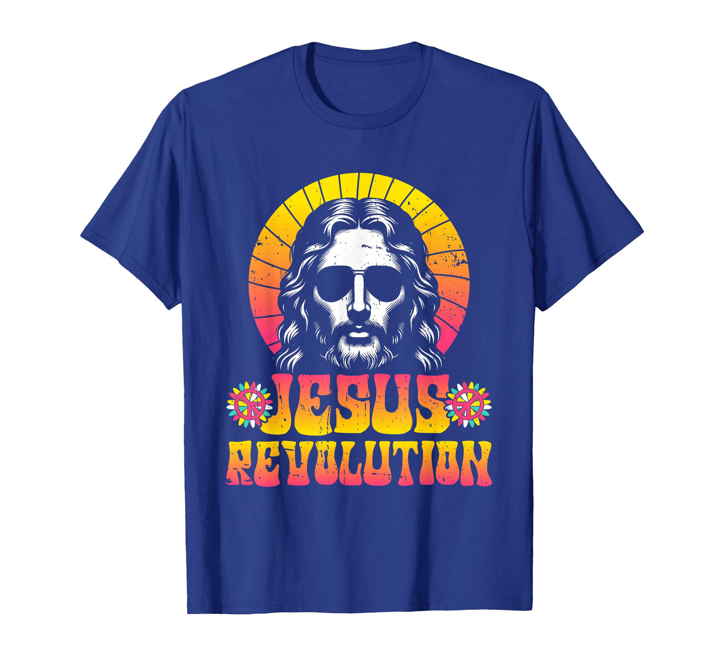 Jesus Revolution Faith Retro Groovy Christian T-Shirt