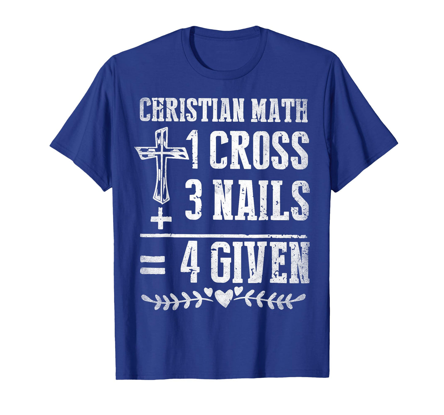 Christian Math God Worshiper Christ Follower Religion Funny T-Shirt