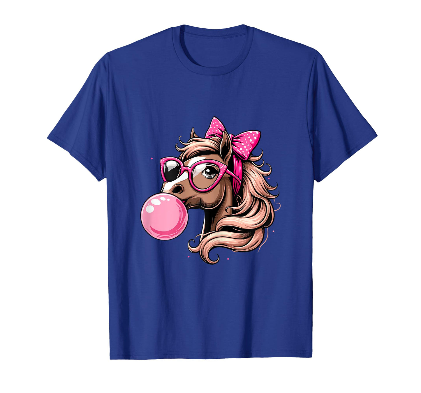 Horse Bubblegum Horse Girl Horseback T-Shirt