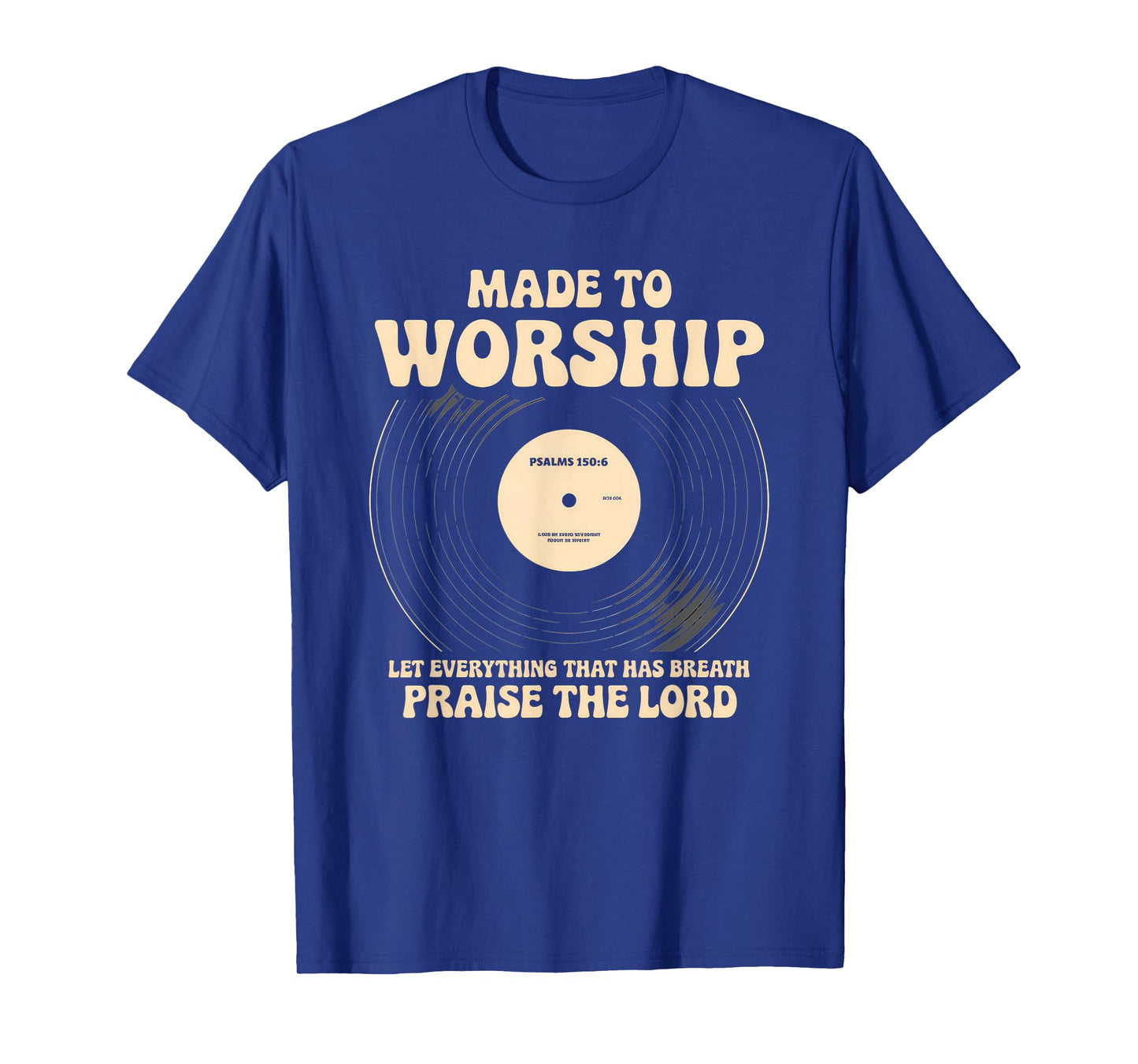 Worship Tshirt Christian Music Retro Cassette Psalms 150:6 T-Shirt