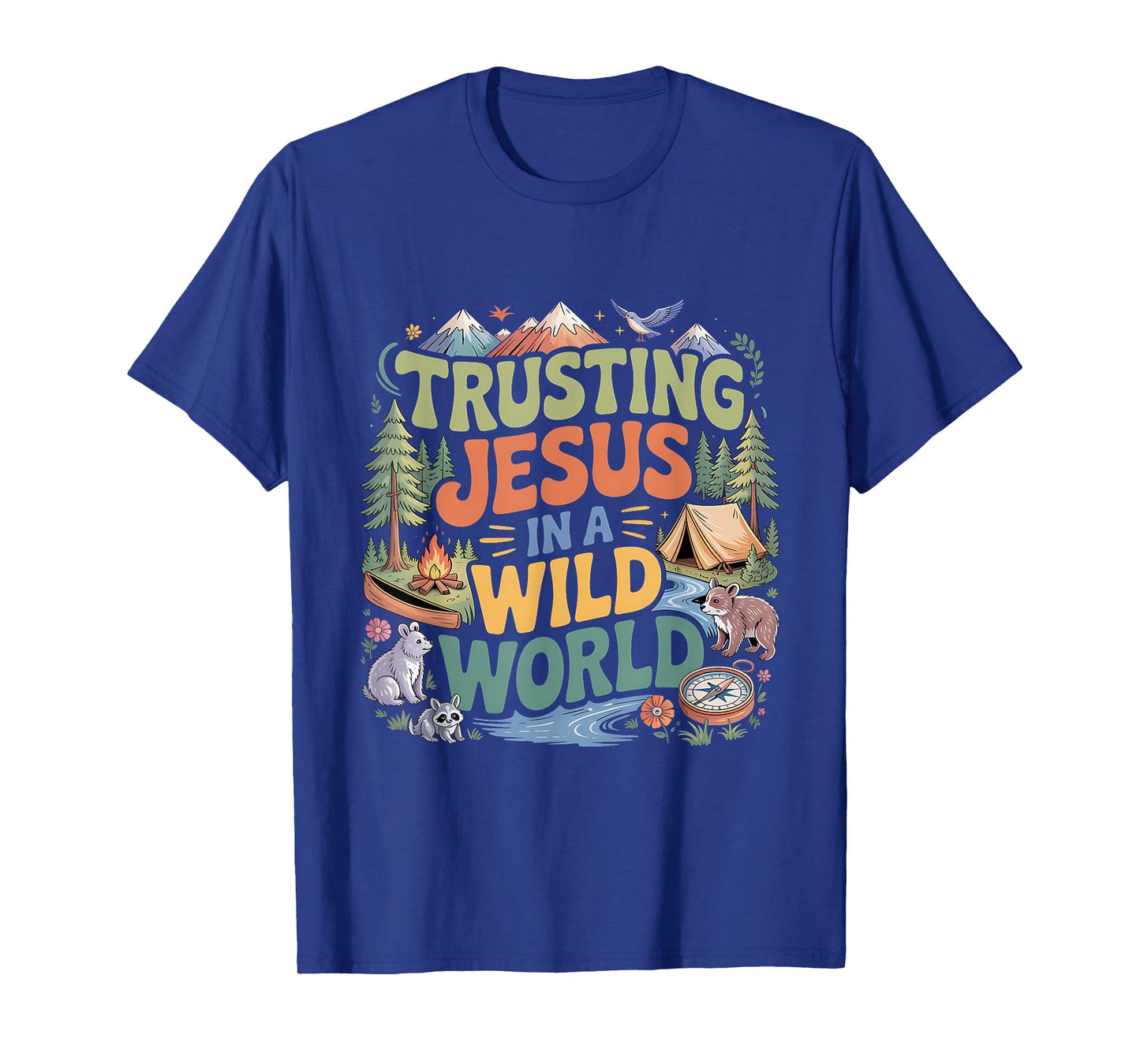 Christian Summer True North Trusting Jesus Camp VBS 2025 T-Shirt
