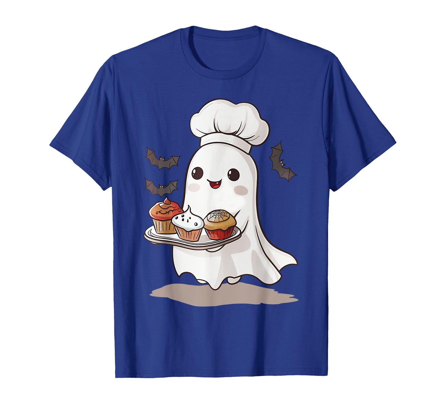 Cute Ghost Chef Baker Halloween Spooky Baking Costume T-Shirt