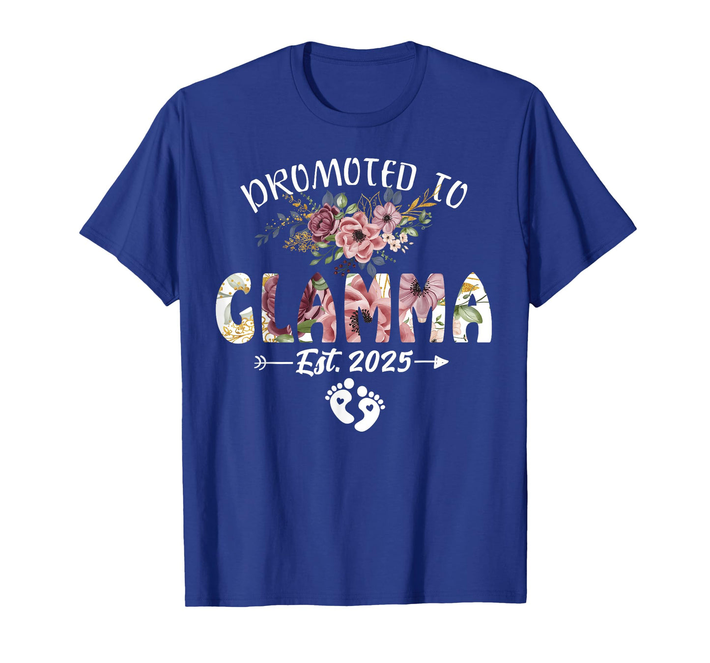 Promoted to Glamma Est 2025 Flower T-Shirt
