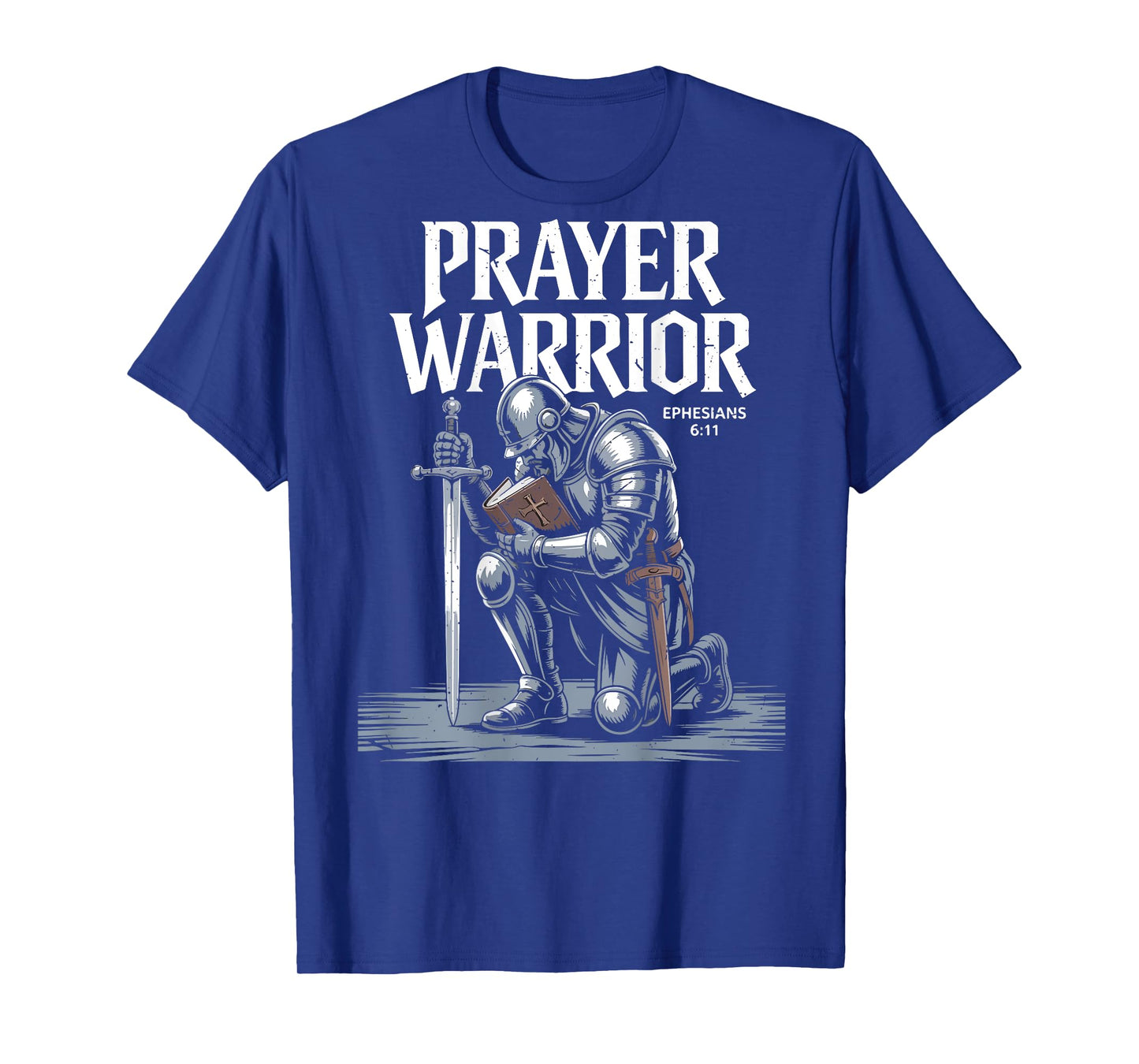 Jesus Prayer Warrior Christian Armor of God Son Graphic Back T-Shirt
