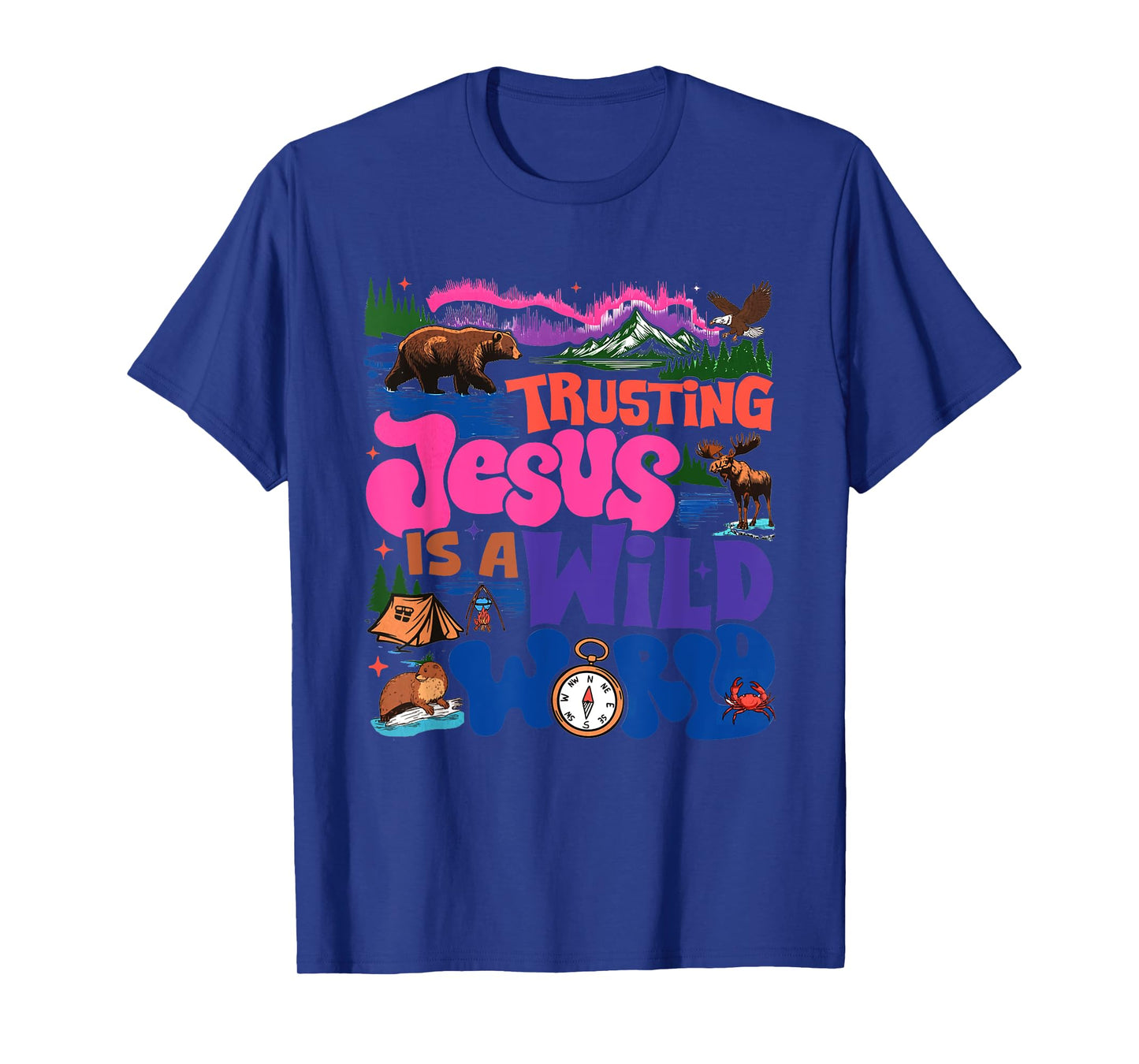 True North VBS 2025 Trusting Jesus Wilderness Christian T-Shirt