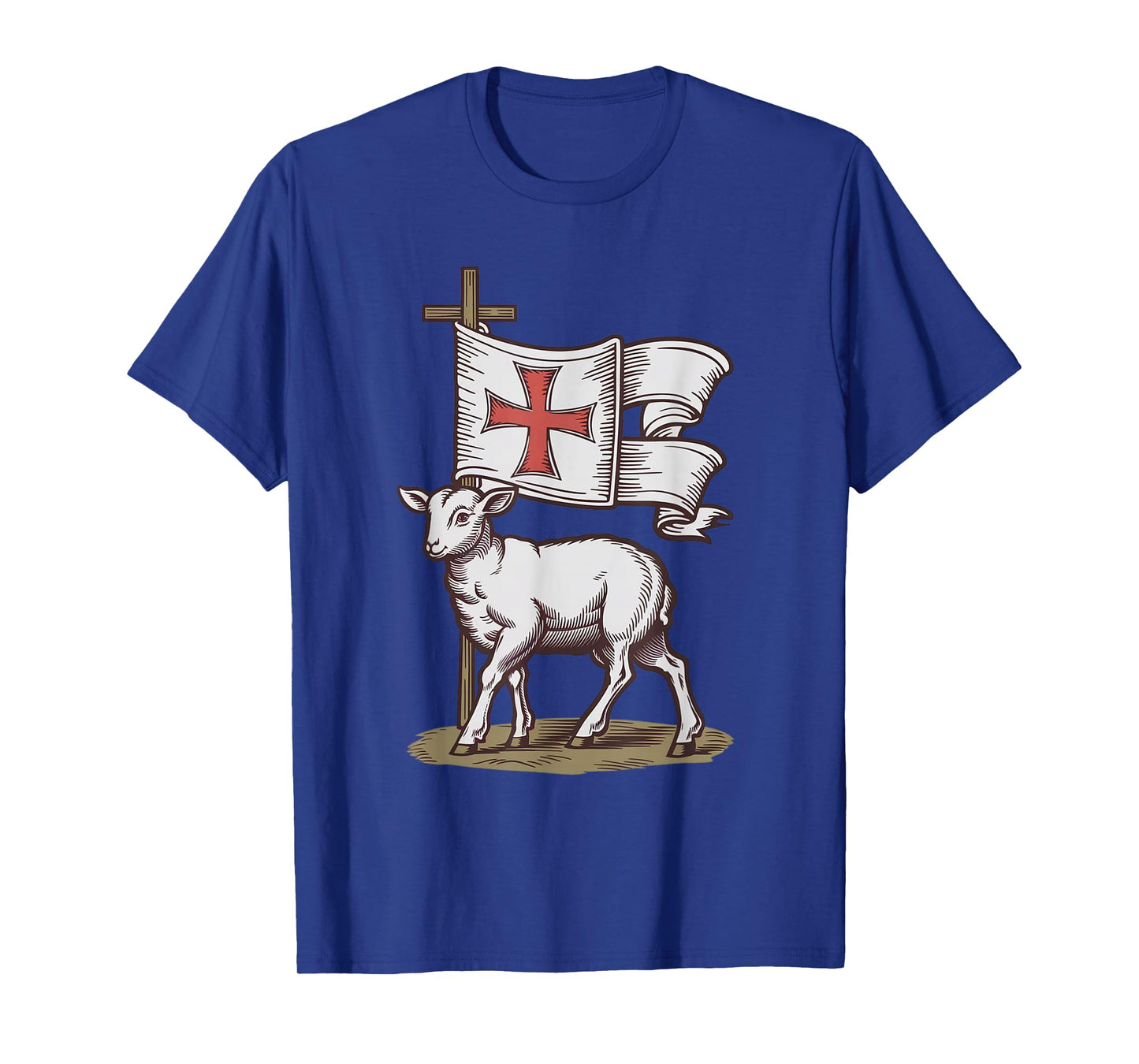 Lamb of God Christian Symbol of Faith Victory Agnus Dei T-Shirt