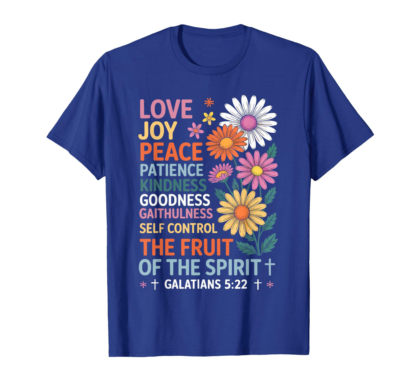 The Fruit of the Spirit Christian Cross Jesus T-Shirt