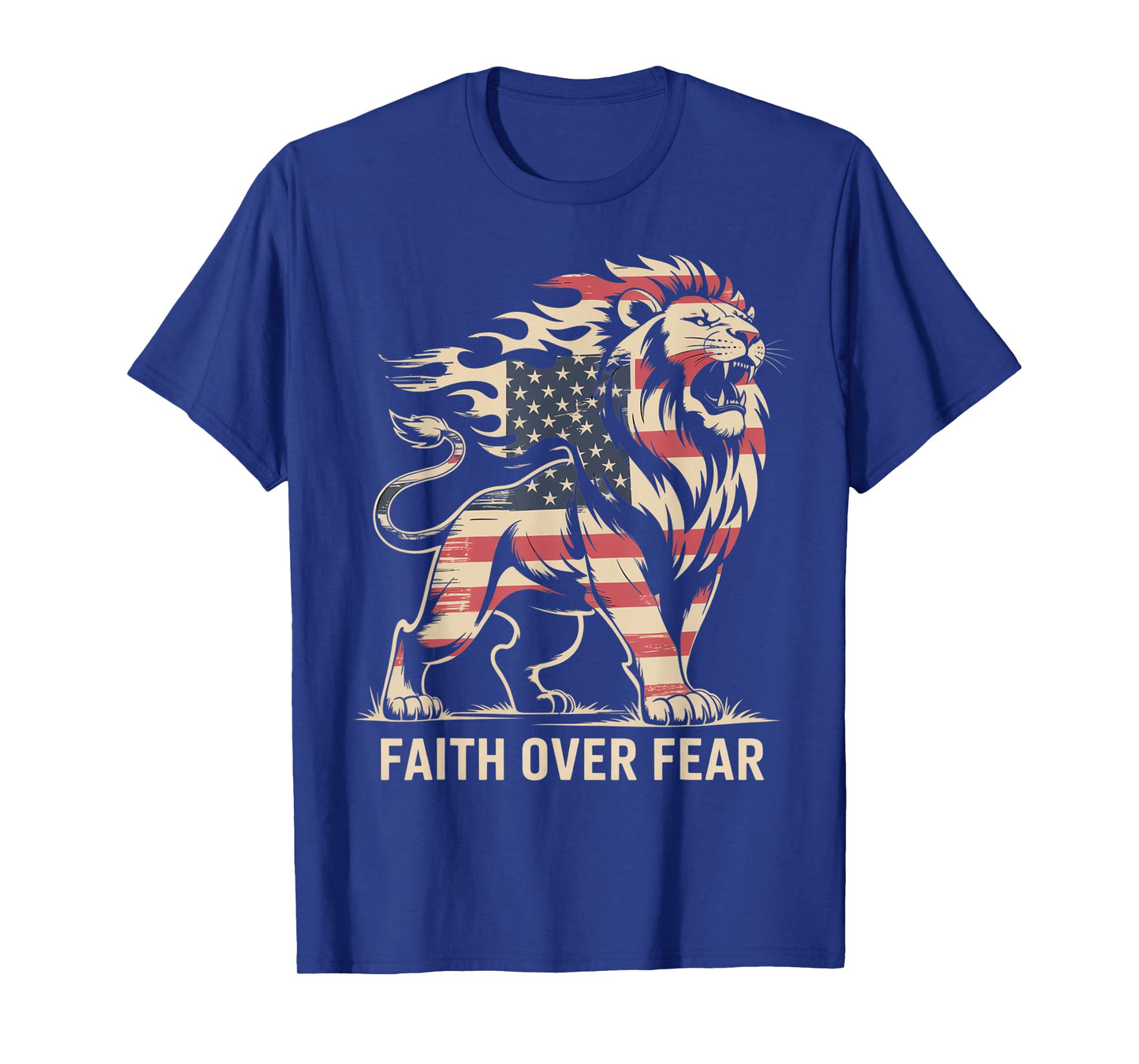 Faith Over Fear Mens T-Shirt