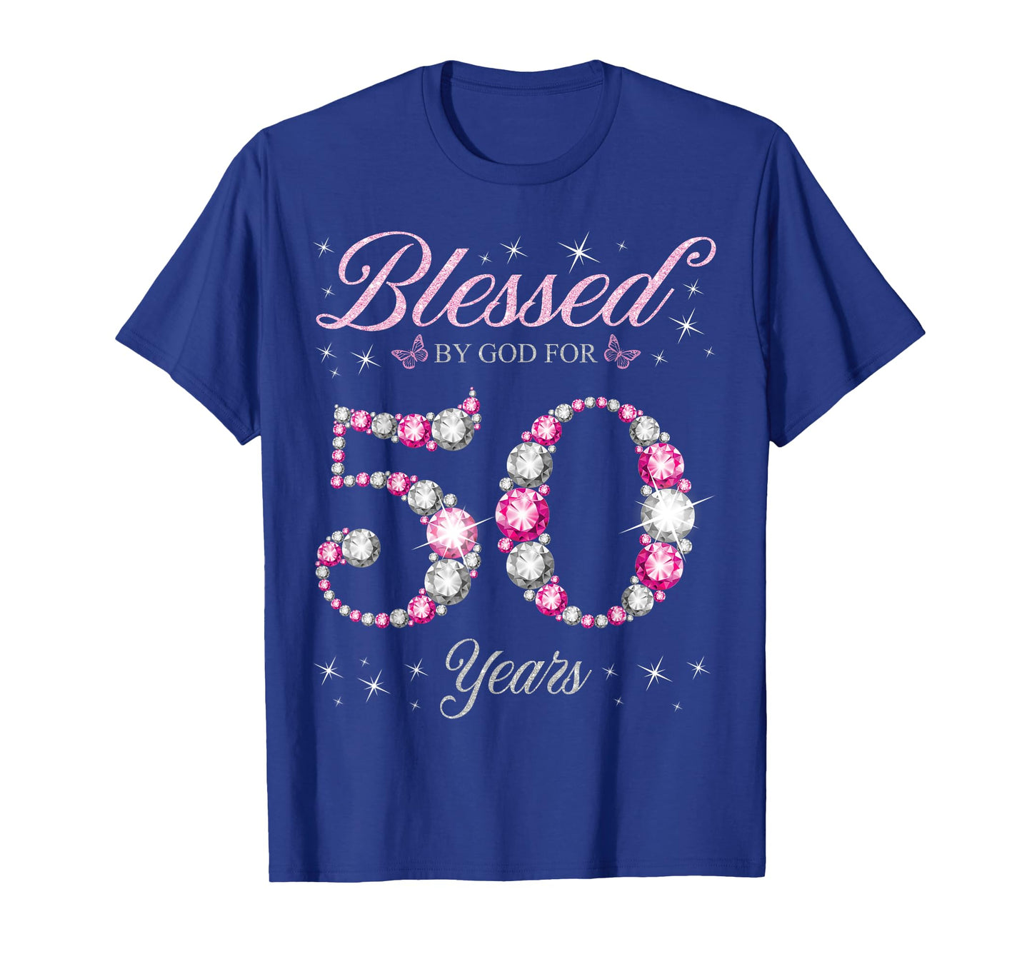 Blessed By God For 50 Years Old 50th Birthday Party T-Shirt