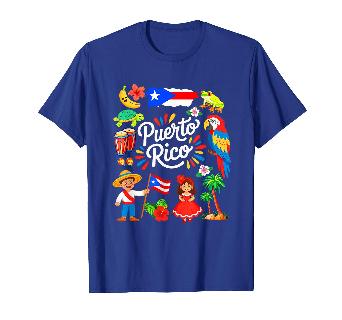 Puerto Rican Culture Outfit Idea Puerto Rico Flag Traveling T-Shirt