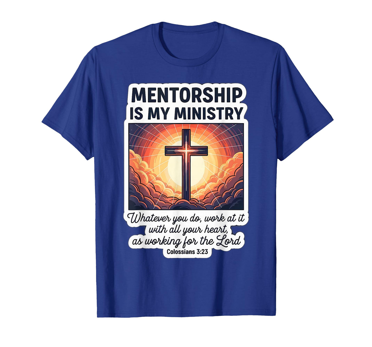 Christian Mentor Mentorship is My Ministry Mentoring Jesus T-Shirt