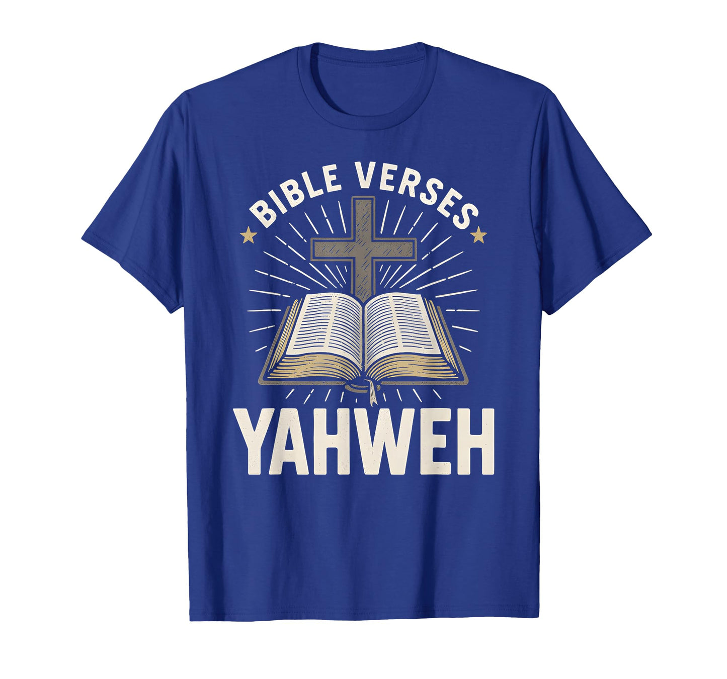 Bible Verse Yahweh Vintage Mens Christian Faith T-Shirt