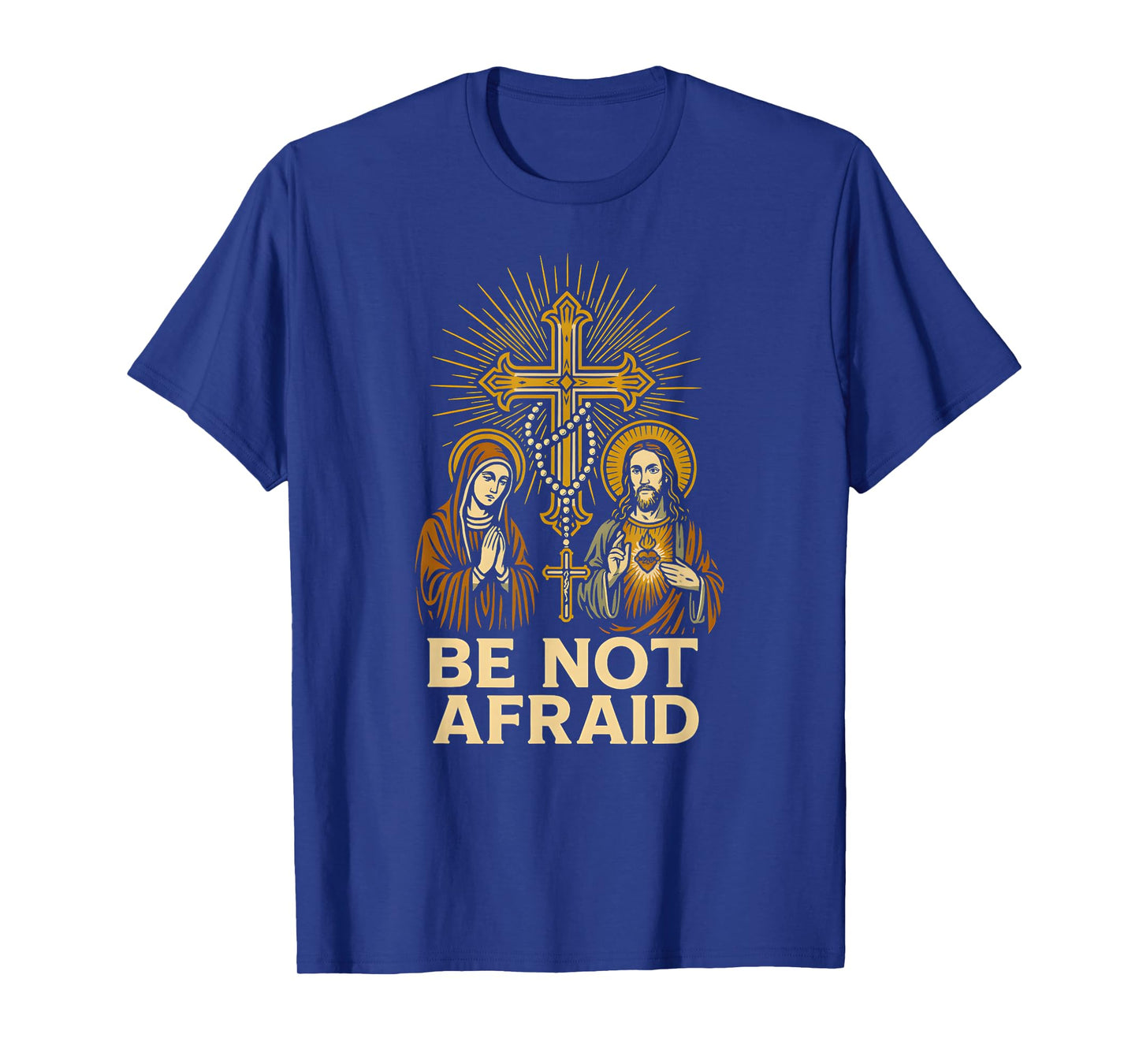 Catholic Pride Be Not Afraid Vintage Mens Surgery Recovery T-Shirt